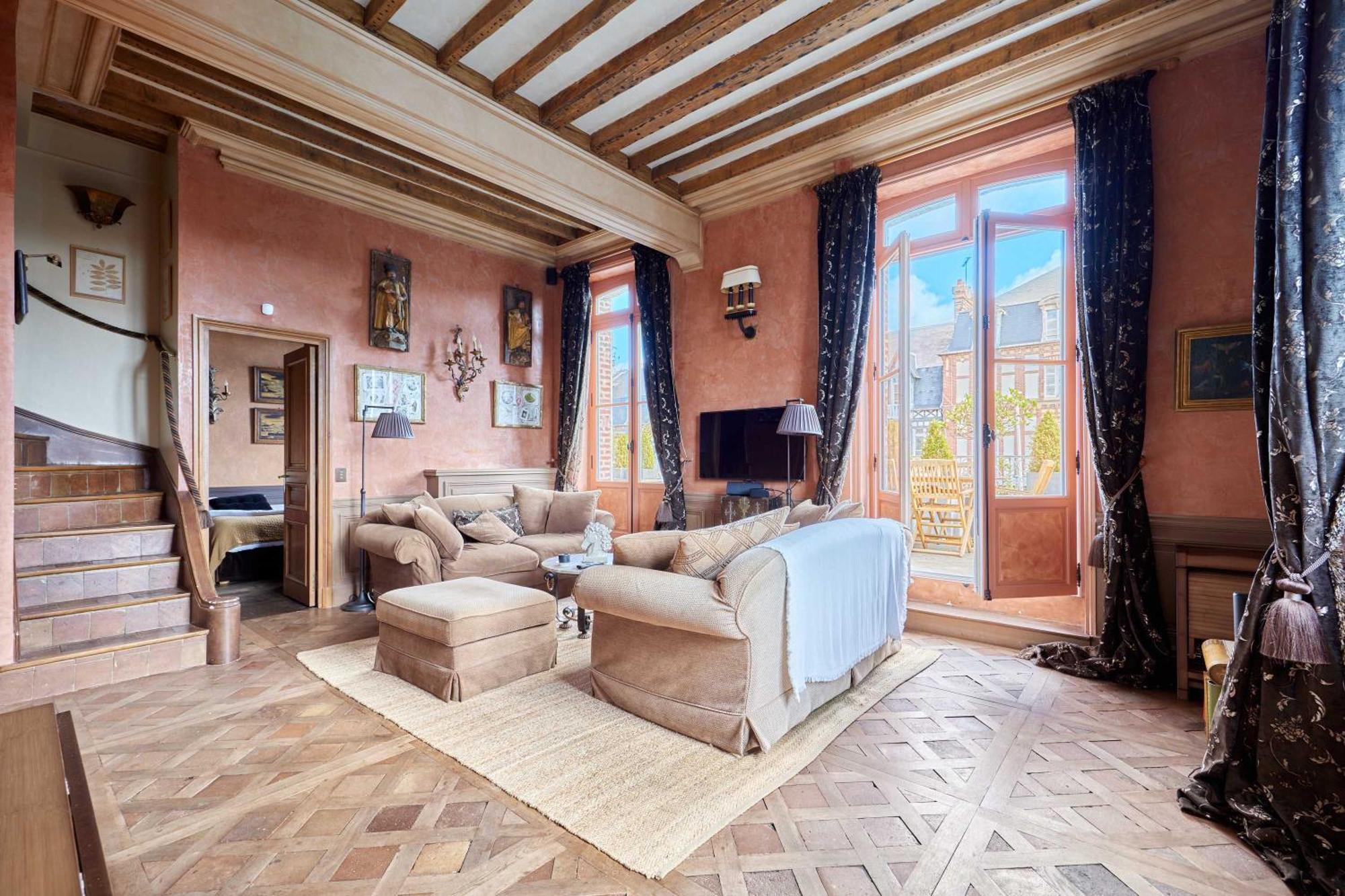 Luxurious 4 Bedroom Duplex, 200M From Place Morny Довіль Екстер'єр фото